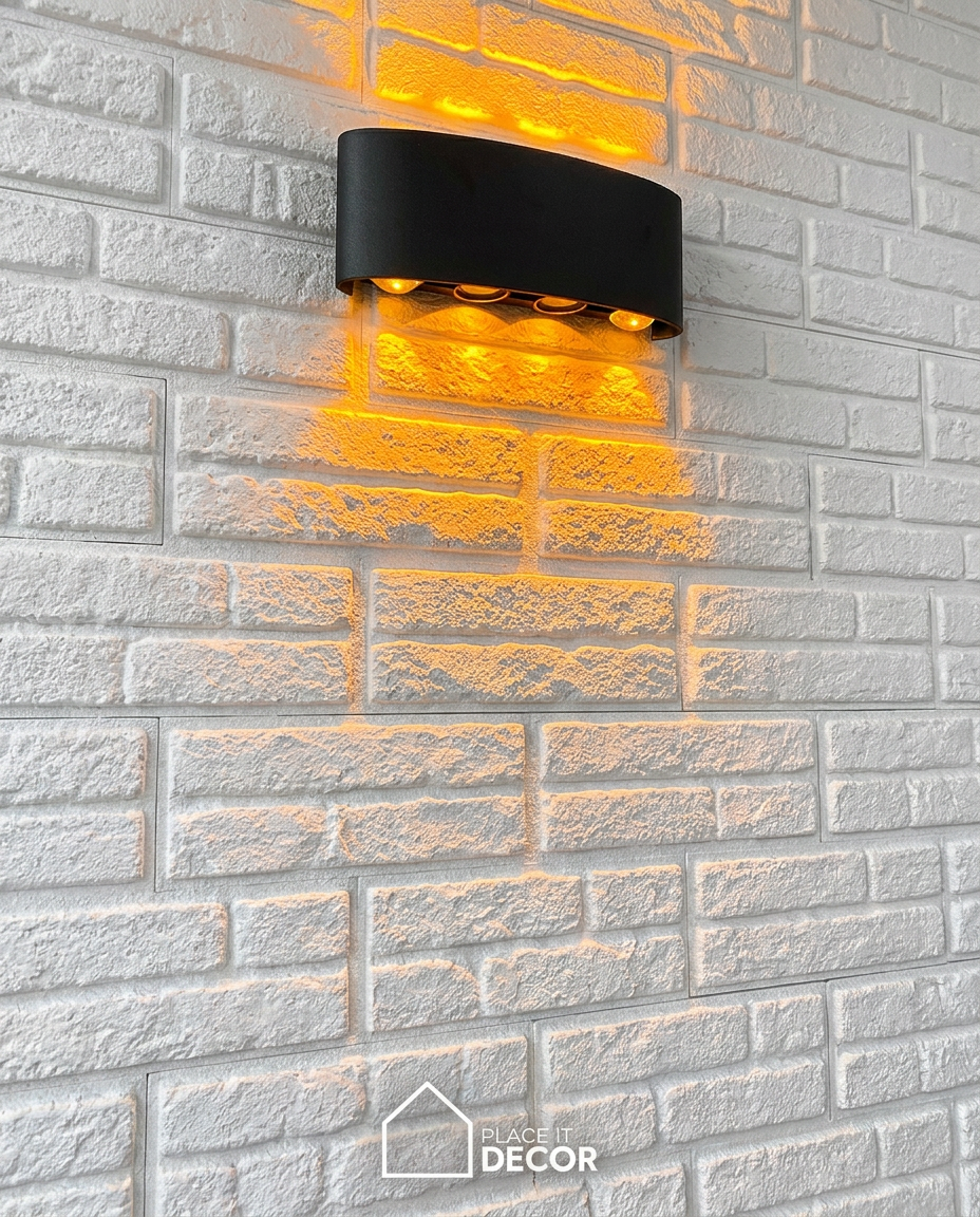 White Brick Texture Wall Panel – 20 x 40 in (YSL-1900)