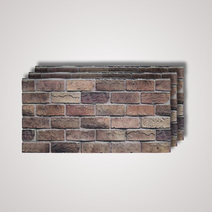 Rustic Brick Stone Wall Panel – 20 x 40 in (T-1809) by Place It Decor