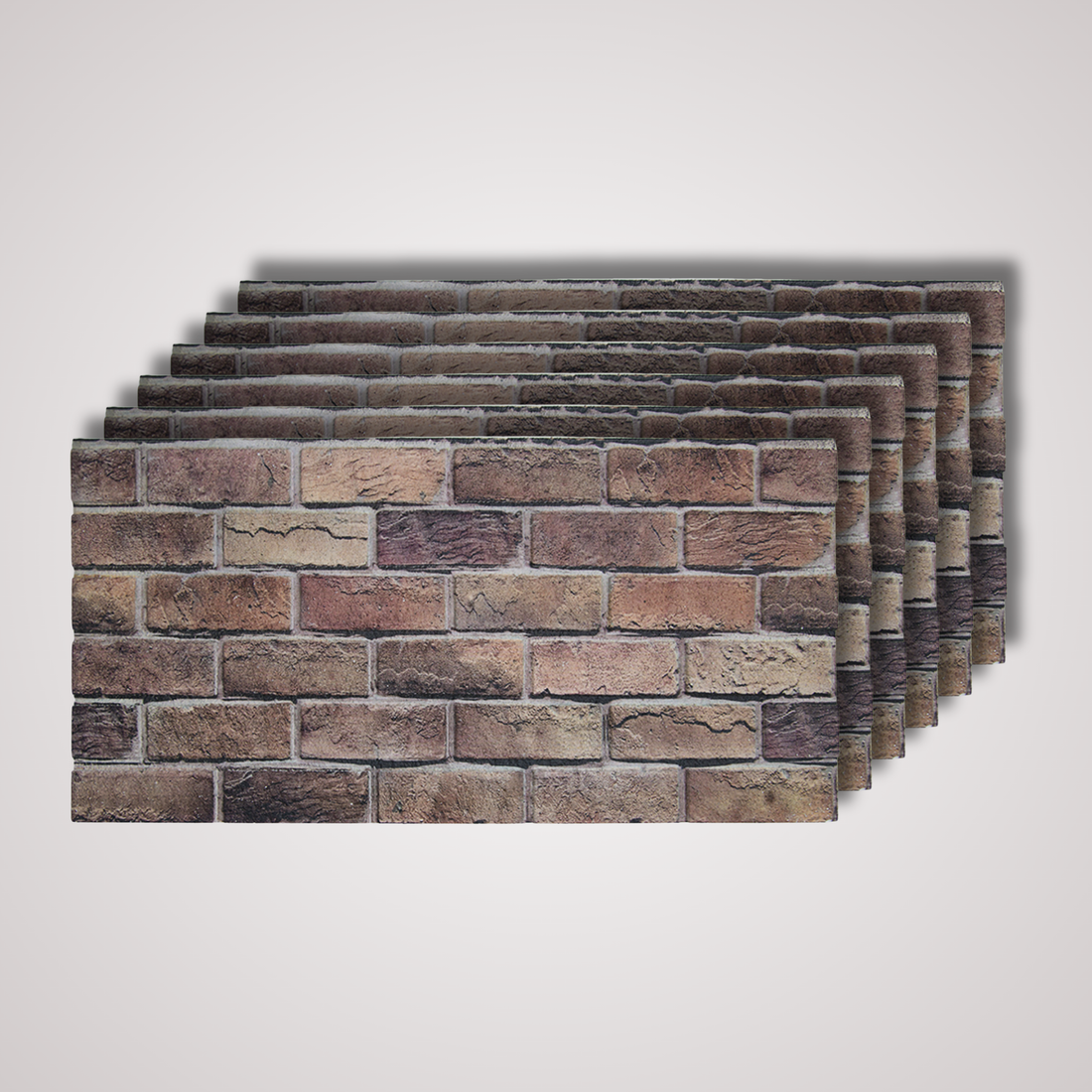 Rustic Brick Stone Wall Panel – 20 x 40 in (T-1809) by Place It Decor