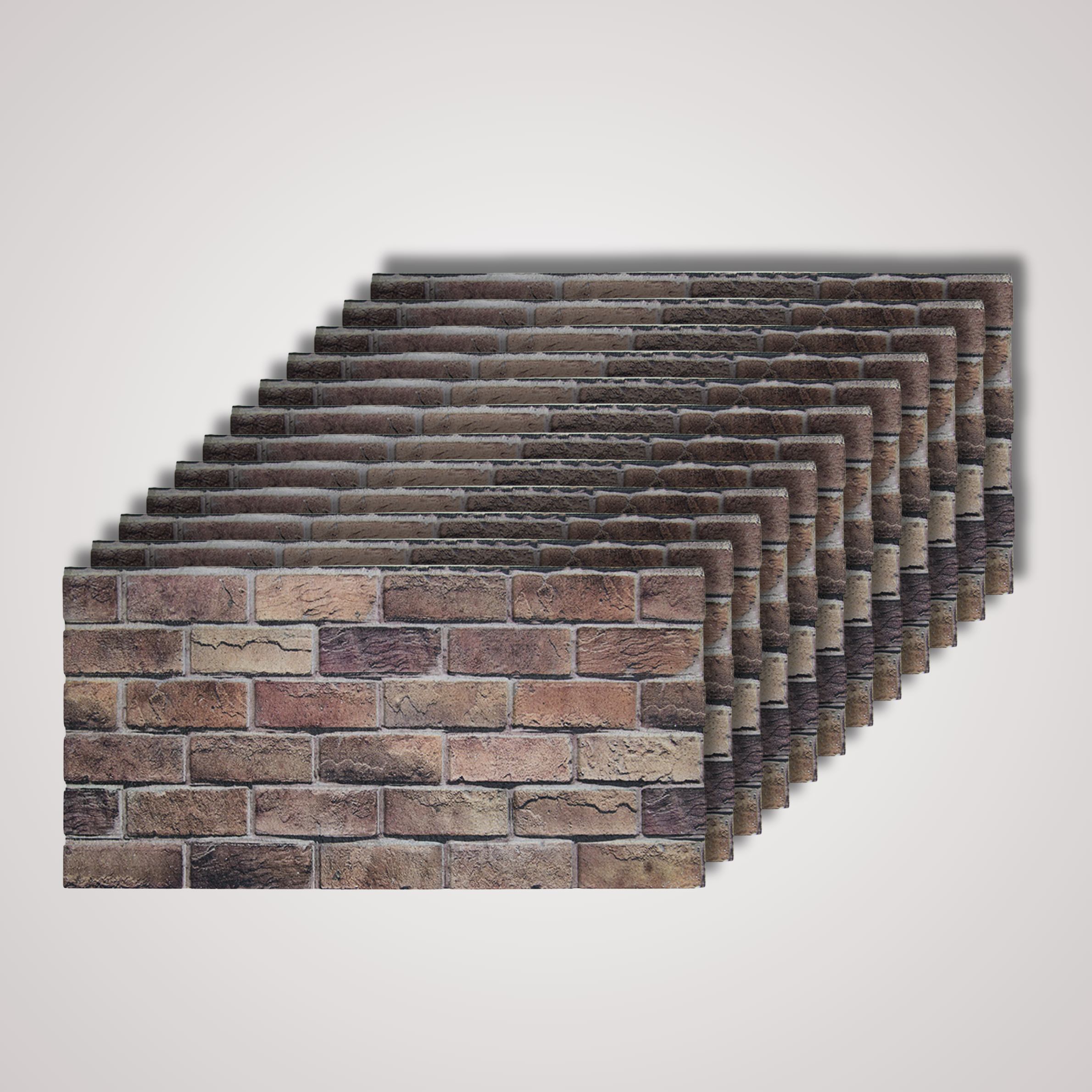 Rustic Brick Stone Wall Panel – 20 x 40 in (T-1809) by Place It Decor