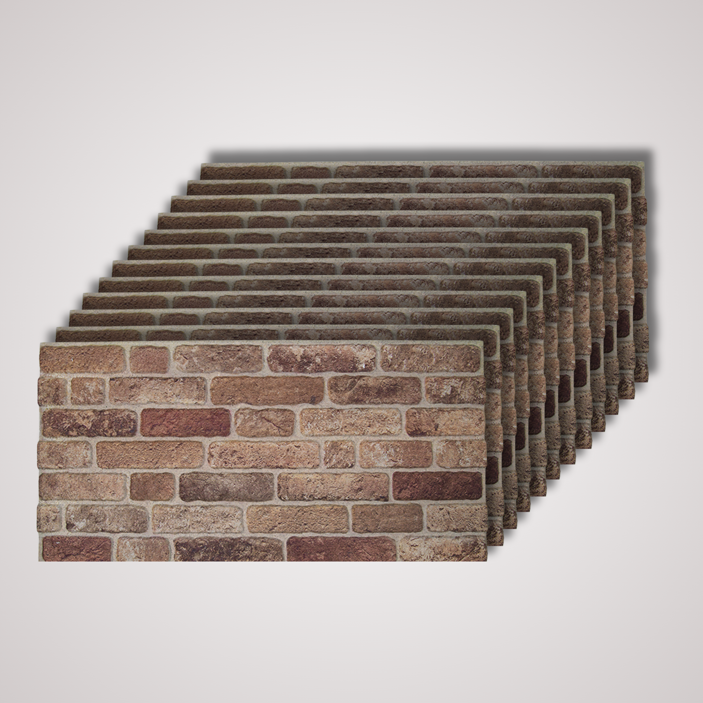 Sand Beige Brick Texture Wall Panel – 20 x 40 in (YSL-1901) by Place It Decor