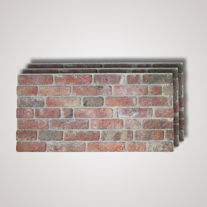 Vintage Red Brick Texture Wall Panel – 20 x 40 in (YSL-1902) by Place It Decor