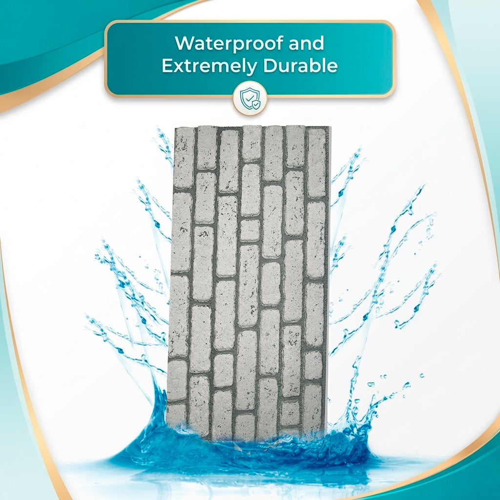 White Brick Tile Wall Panel – 20 x 40 in (YSL-1948)