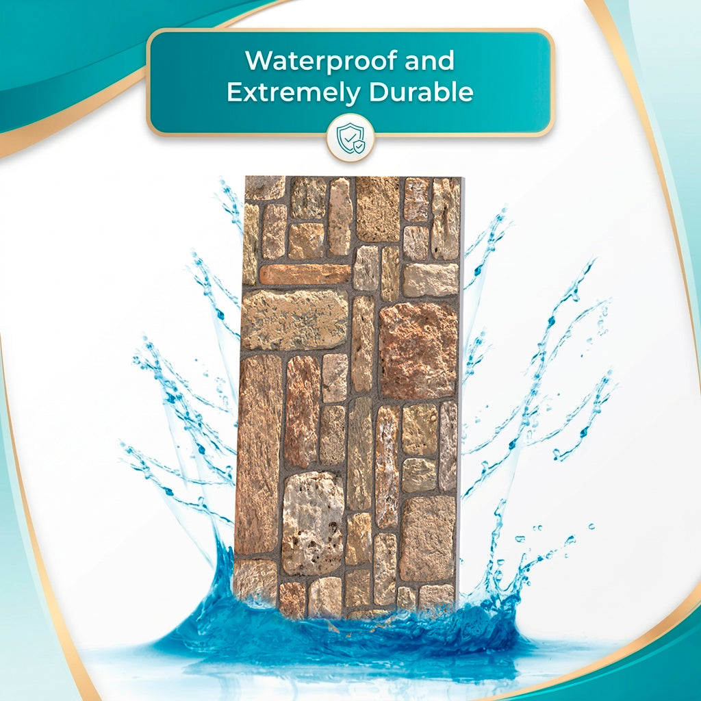 Rustic Stone 3D Wall Panel – 20 x 40 in (K-07)