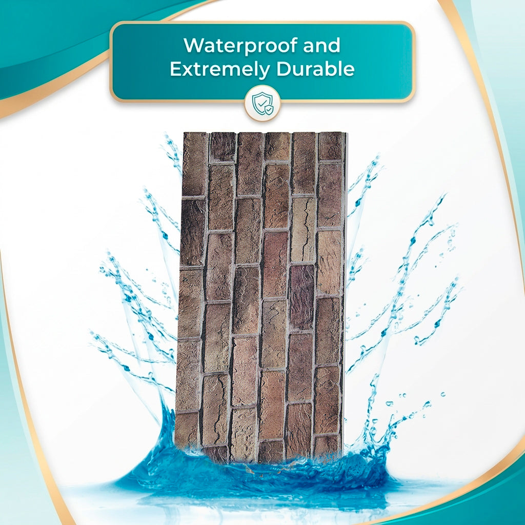 Rustic Brick Stone Wall Panel – 20 x 40 in (T-1809)