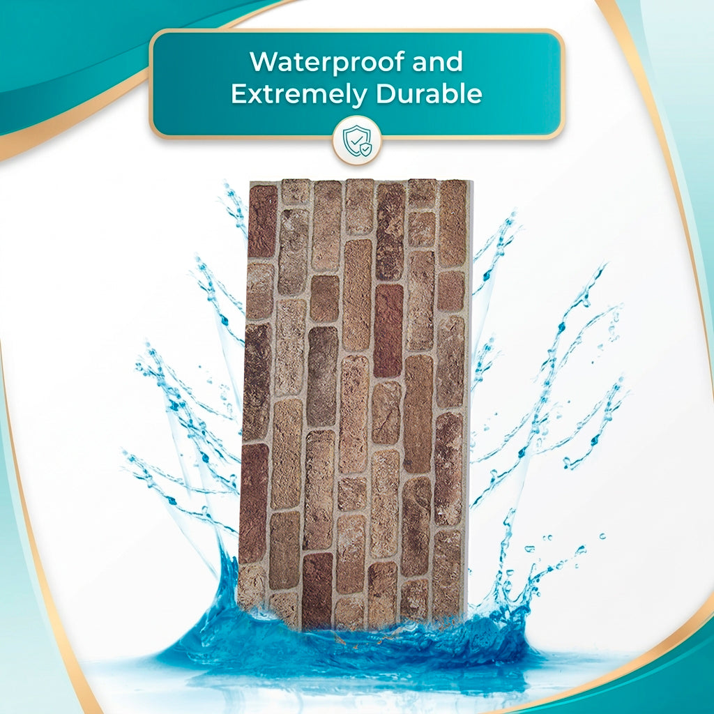 Sand Beige Brick Texture Wall Panel – 20 x 40 in (YSL-1901)